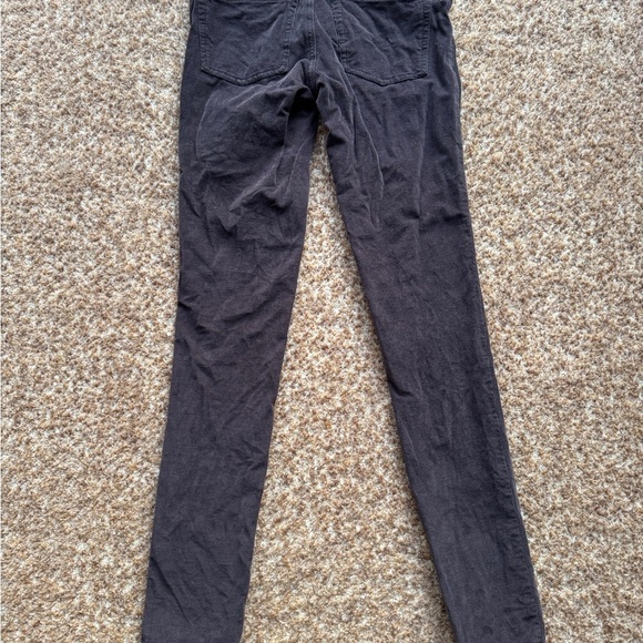 Anthropologie PILCRO AND THE LETTERPRESS Size 25 Deep Purple Serif Skinny Cords - Picture 2 of 6